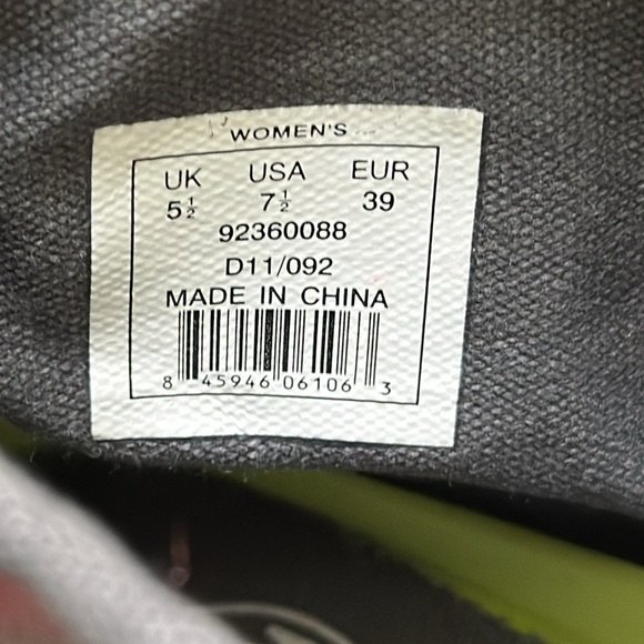 Palladium Baggy Womens Canvas/Leather Plaid High Top Sneaker Charcoal/Red US 7.5 - Picture 10 of 10